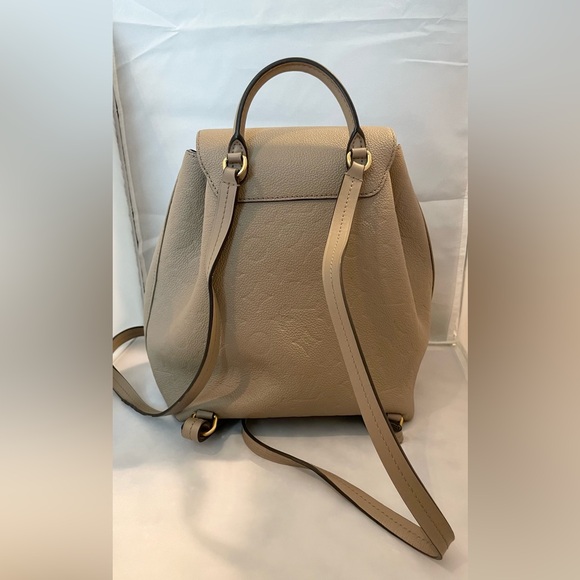 Authentic Louis Vuitton Montsouris Backpack Monogram Empreinte Leather - Picture 5 of 10